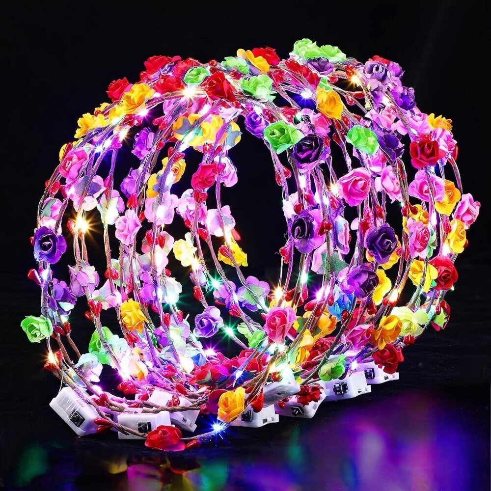20 Pcs LED Light Up Headband Women Wedding Party Birthday Cosplay Gifts